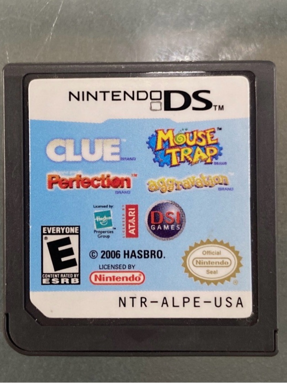 Clue/Mouse Trap/Perfection/Aggravation, cart only